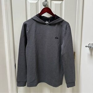 NWT Quiksilver Mens Lightweight Gray Hoodie size S